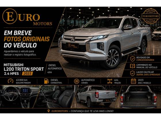 MITSUBISHI L200 TRITON 2.4 16V TURBO DIESEL SPORT HPE-S CD 4P 4X4 AUTOMÁTICO MITSUBISHI L200 TRITON 2.4 16V TURBO DIESEL SPORT HPE-S CD 4P 4X4 AUTOMÁTICO